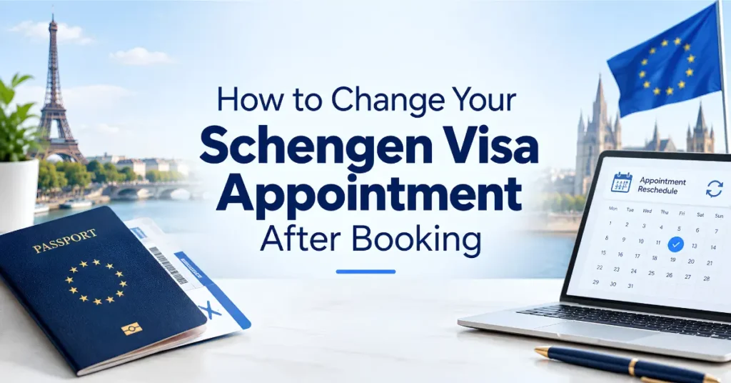 Change Your Schengen Visa Appointment After Booking